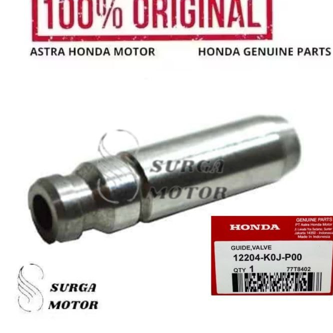 Bosh Klep Guide Valve (ขนาดเกิน) Scoopy K2F Genio BeAT และ BeAT Street K1A 2020 2021 2022 2023 2024 