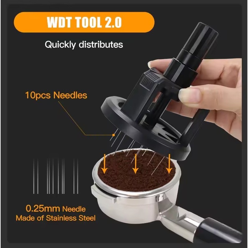 WDT Barista 10 Needle Espresso Coffee Distribution Stirrer