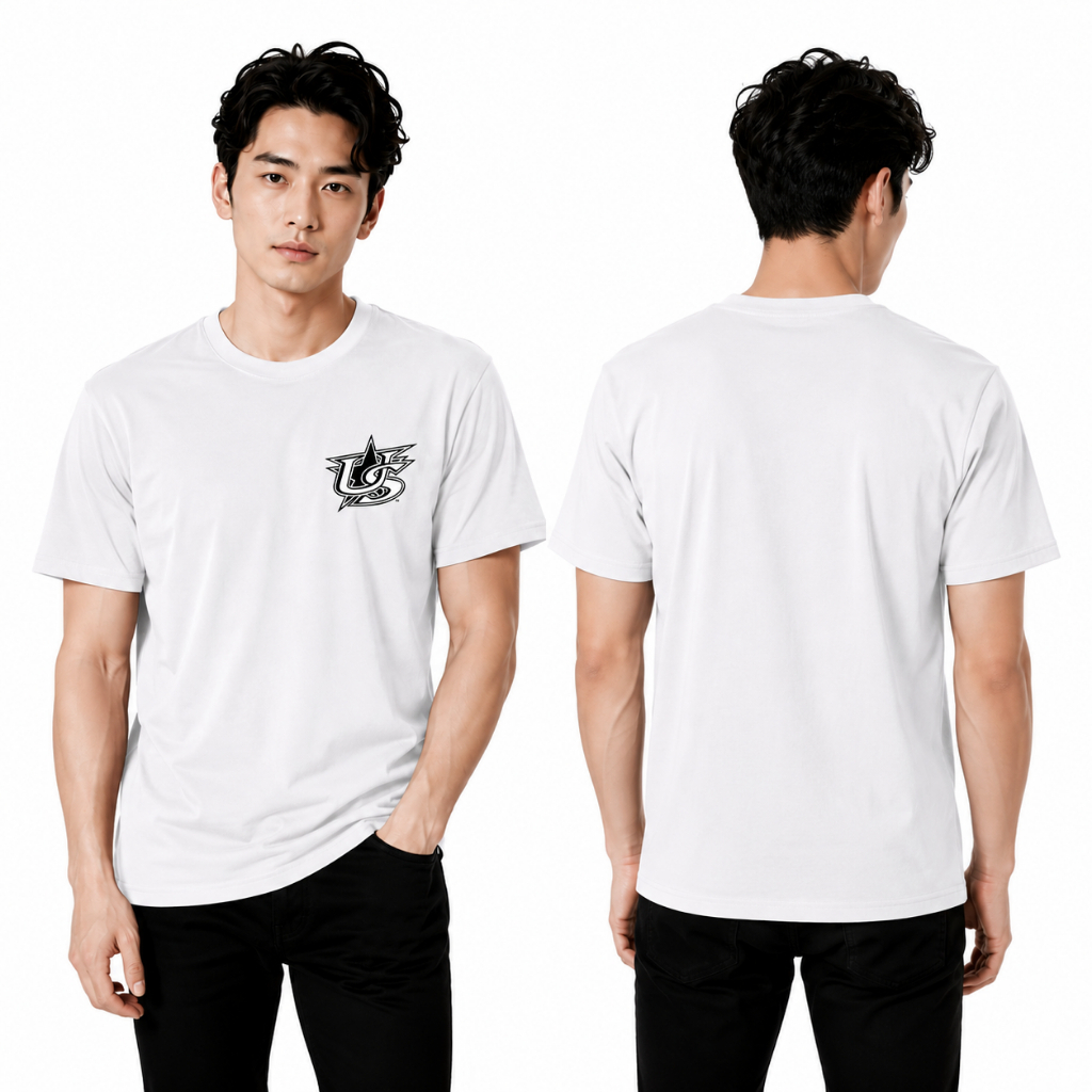 US United States Regular Fit O คอ Unisex แขนสั้นผ้าฝ้าย Combed 30s Distro เสื้อยืด
