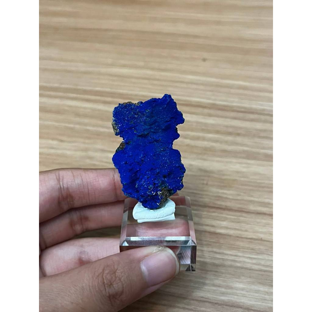 ตัวอย่าง Congo ธรรมชาติ Azurite | หินแร่ Azurite ธรรมชาติ | คอลเลกชันคริสตัลและแร่ธาตุเฉพาะสําหรับแส