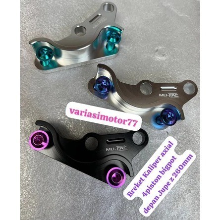 วงเล็บ 472 Caliper Big Pot Axial 4 Piston Plus Disc Bolt GR 5 P - Titanium Jupiter Z Disc 260MM ZJ47