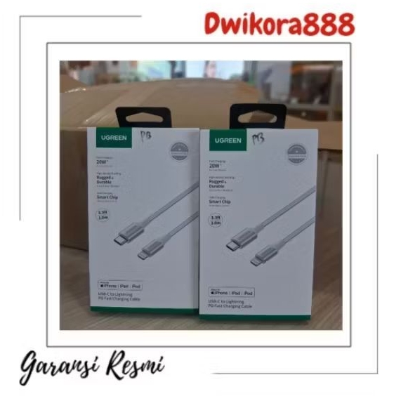 UGREEN C ถึง LIGHTNING DATA CABLE 20W