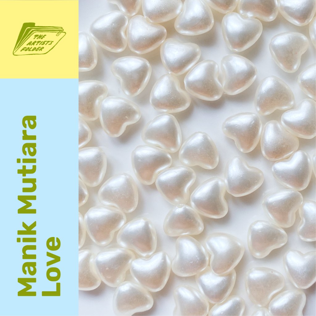 (TAF) 10 ชิ้น Love Pearl ลูกปัดหัวใจ Glossy Off White Mote Craft อุปกรณ์เสริมสร้อยคอสร้อยข้อมือ DIY