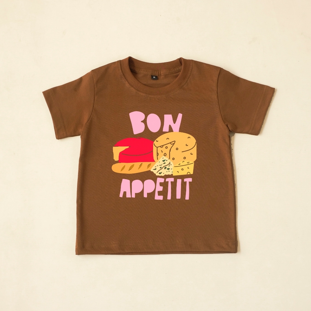 Kidstock Chesse เสื้อยืดเด็ก Distro 30s Cotton Combed Cool DTF Screen Printing ขายส่ง