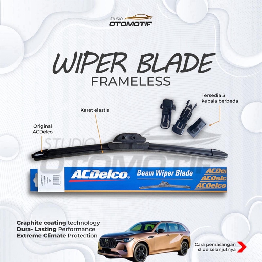 WIPER MAZDA CX80 CX 80 ACDELCO BEAM FRAMELESS ZQ