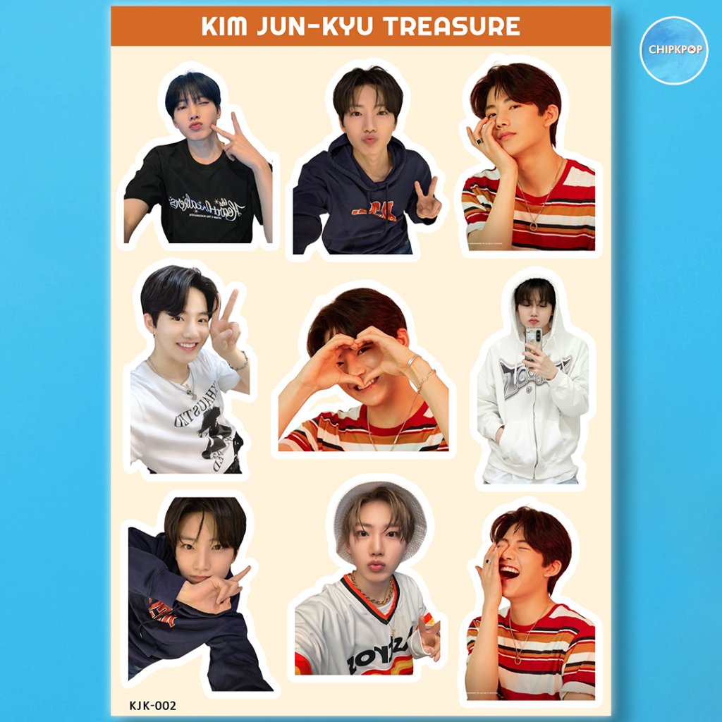 สติ๊กเกอร์ KPOP JUNKYU TREASURE I STICKER TREASURE I STICKER KPOP TREASURE I STICKER HARUTO ASAHI JI
