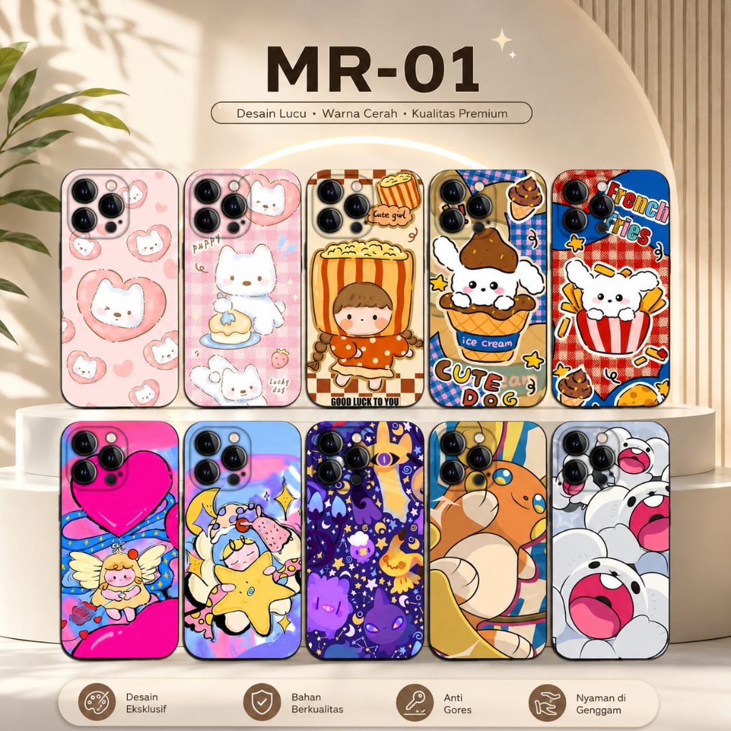 น่ารักความงามพรีเมี่ยม HP กรณีสําหรับ Vivo Y02 Vivo Y02T Vivo Y03 Vivo Y03T Vivo Y15S Vivo Y01 Vivo 