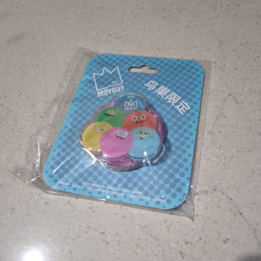 CHINA - ต้นฉบับจํานวนจํากัด MAYDAY MAYLAND BIRDNEST PHONEGRIP PHONE GRIPPY ASHIN MAYDAY STONE MONSTE