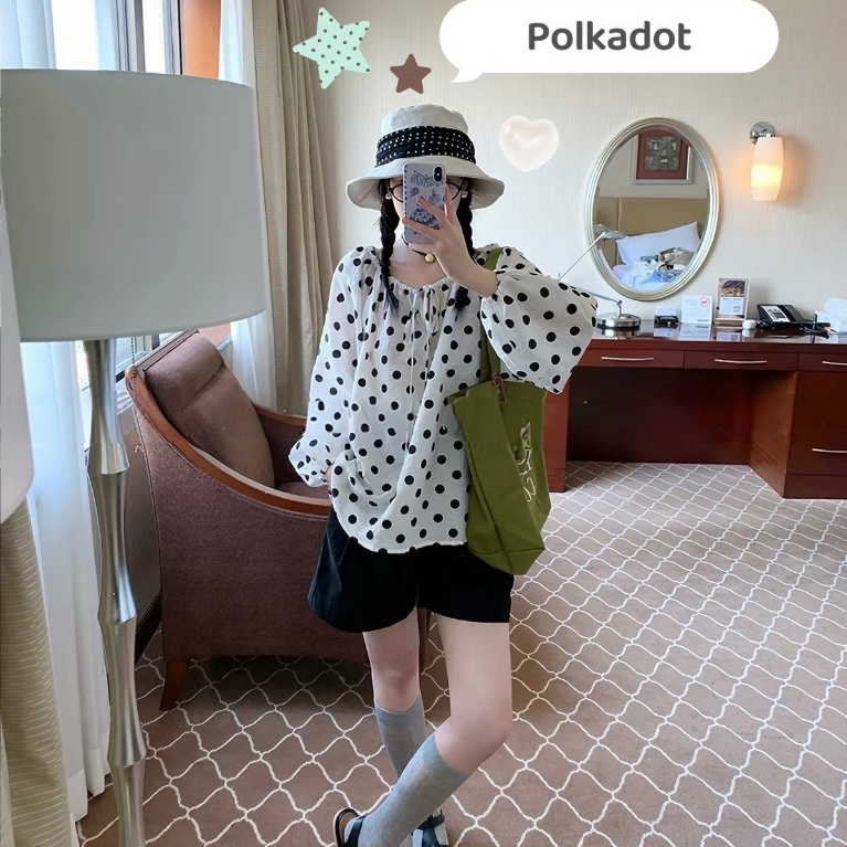 READY OUNIE N-02 BANGKOK POLKADOT TOP