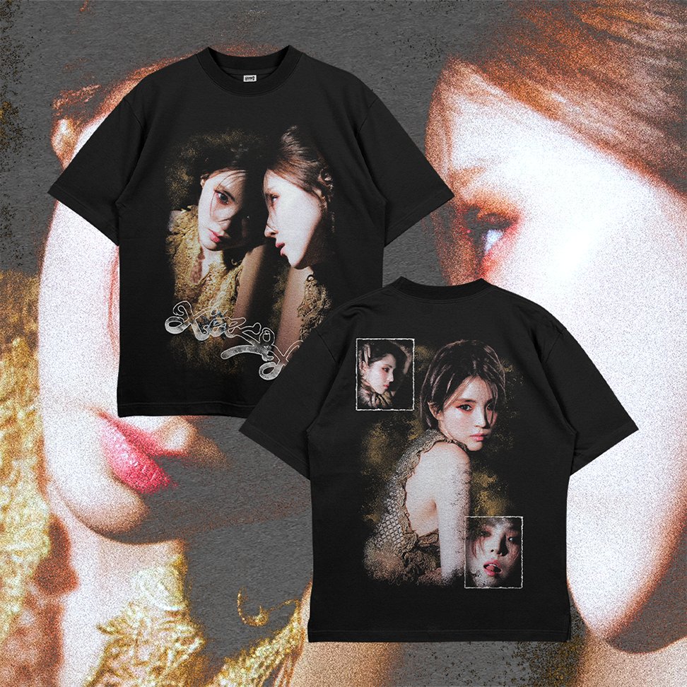HAN SO HEE (xeesoxee) VOL.1 BLACK OVERSIZE T-Shirt Series