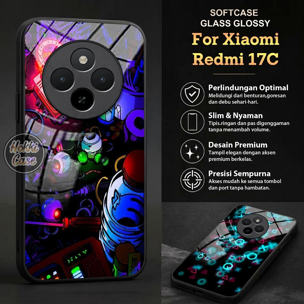 เคส Redmi 17C - Redmi 17C Glass Softcase - เคส Redmi 17C ล่าสุด - เคส Redmi 17C - Xiaomi Redmi 17C S