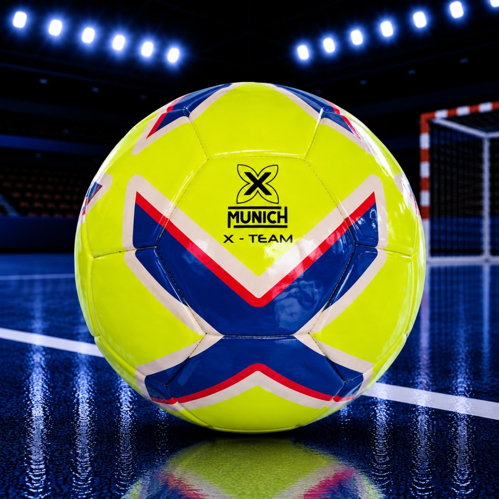 RS648 - ลูกฟุตซอล Munich X-Team Size 4 ดั้งเดิม วัสดุคุณภาพสําหรับฝึกซ้อมและการแข่งขัน