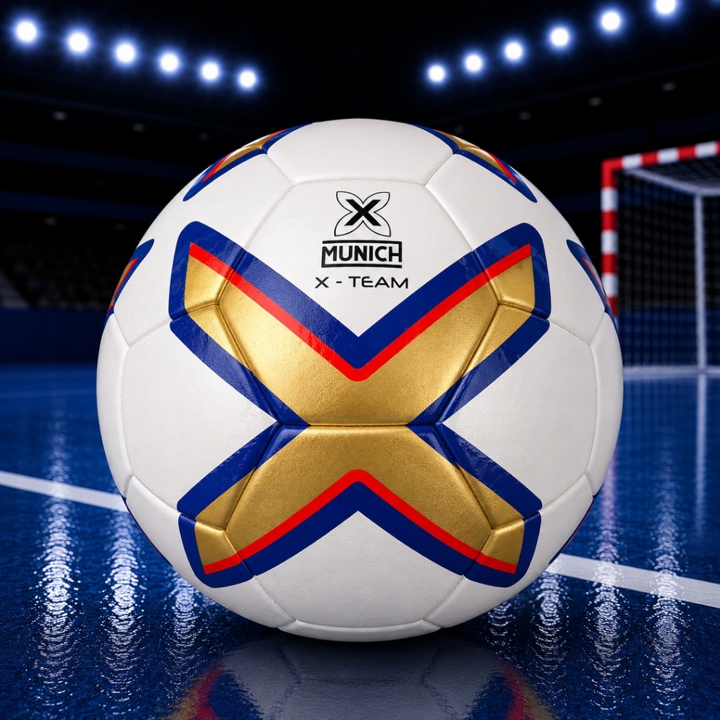 RS650 - ลูกฟุตซอล Munich X-Team Size 4 ดั้งเดิม สะดวกสบายสําหรับฝึกซ้อมฟุตซอล