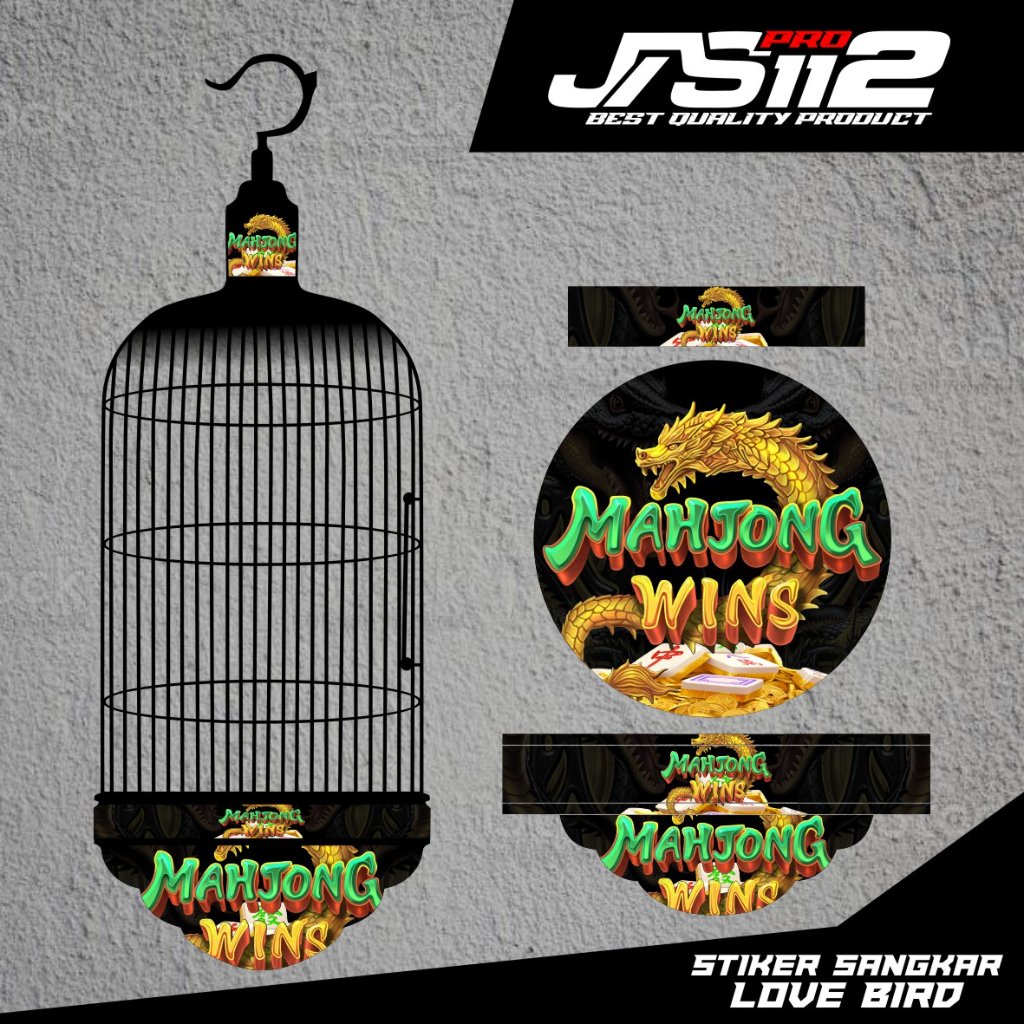 สติ๊กเกอร์ติดผนัง BIRD CAGE BIRD CAGE สติ๊กเกอร์