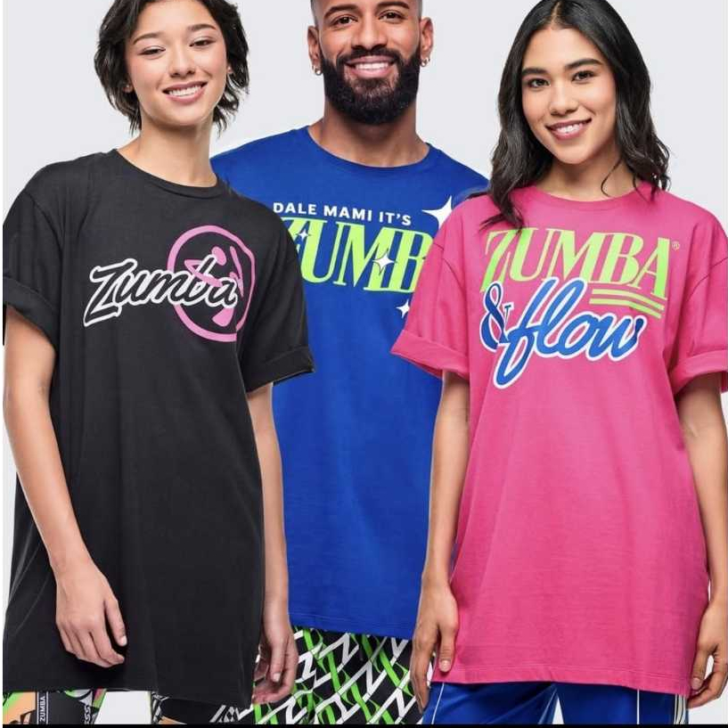 ZUMBA CLOTHES/ZUMBA เสื้อยืด/SPORTS TOPS/KZ DANCE WILD ZUMBA