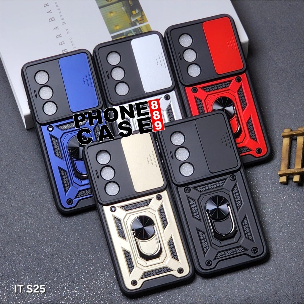 ITEL S25 CASE ROBOT CASE TRANSFORMER SLIDE RING CASE ITEL S25