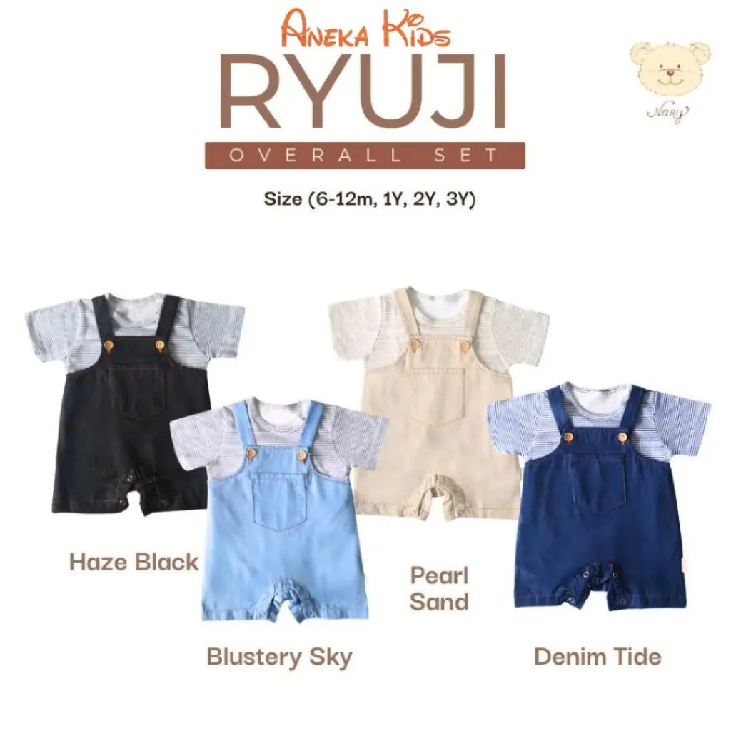Nary Overall Ryuji / Baby & Kids Overall Set โดย Nary