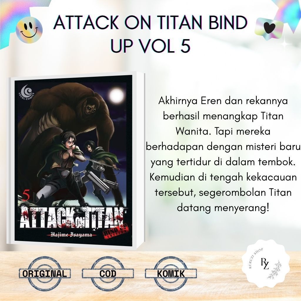 Attack On Titan Mind Up Edition Vol 5 Comic Series By Hajime Isayama