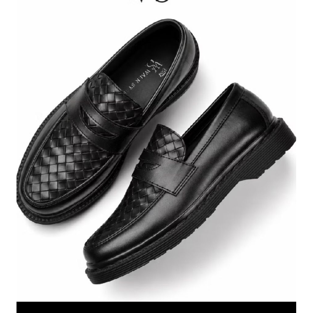 Docmart Lofers รองเท้าผู้ชายและผู้หญิงทอ motifs/unisex Lofers dr. รองเท้าโมติฟทอมาร์ติน