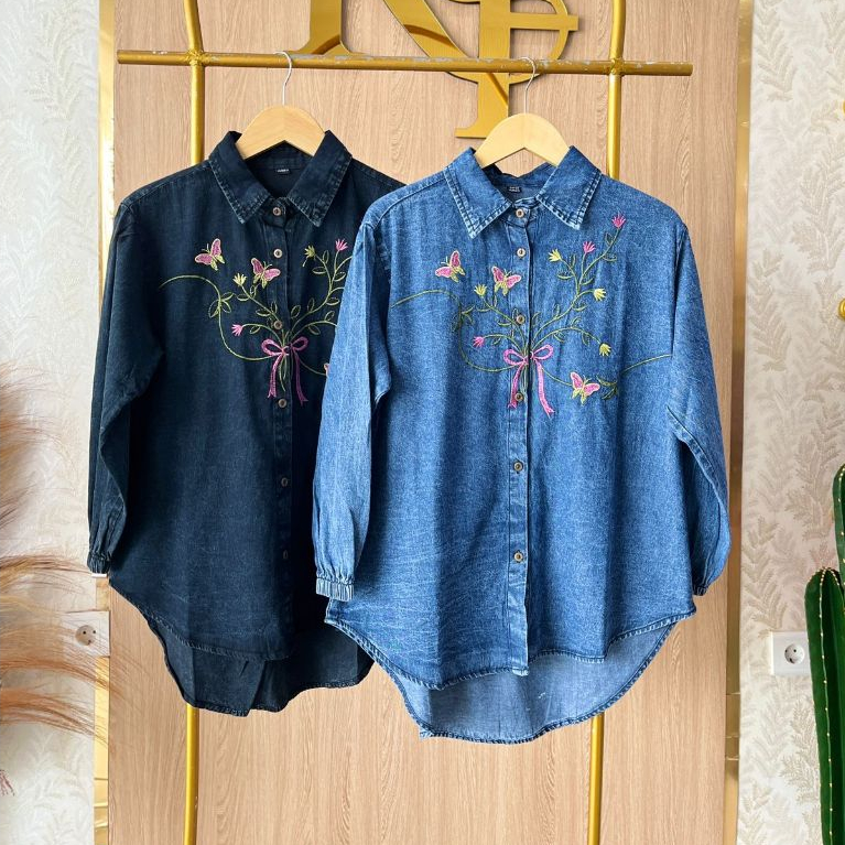 KEMEJA JEANS SHIRT/ JEANS DENIM SHIRT/ JEANS