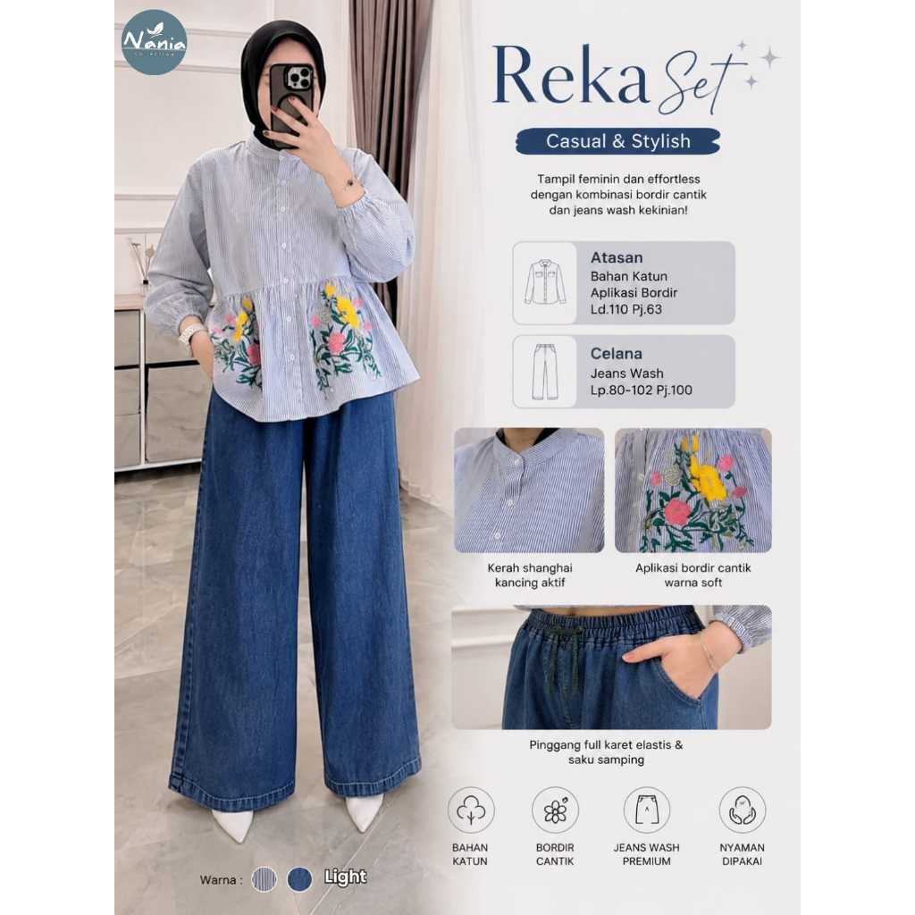 HQ เสื้อผ้าผู้หญิง UREKA SET จาก NanaIA FASHION STORE