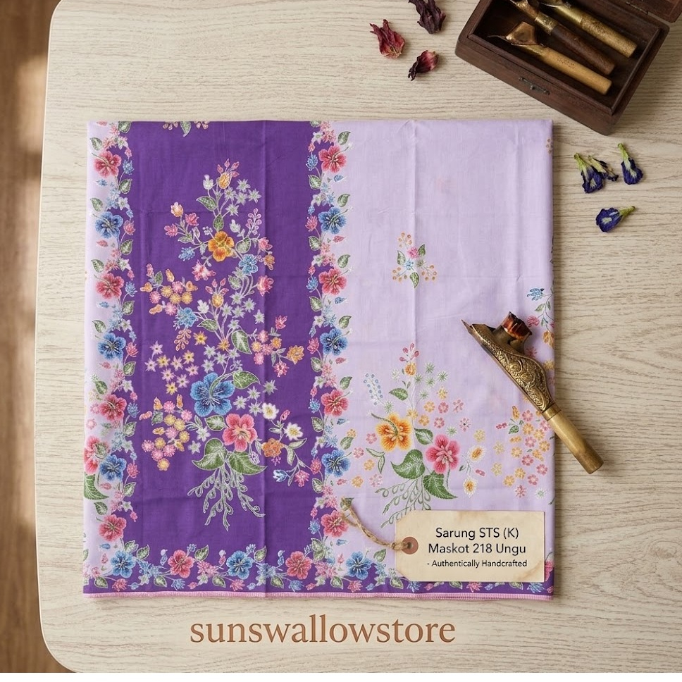 Unggul Jaya Batik ผ้าซิ่นผู้หญิง STS (K) มาสคอต 218
