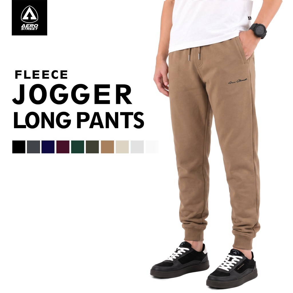 Aerostreet Jogger Long Pants Draco Brown Jogger Pants EBAAA