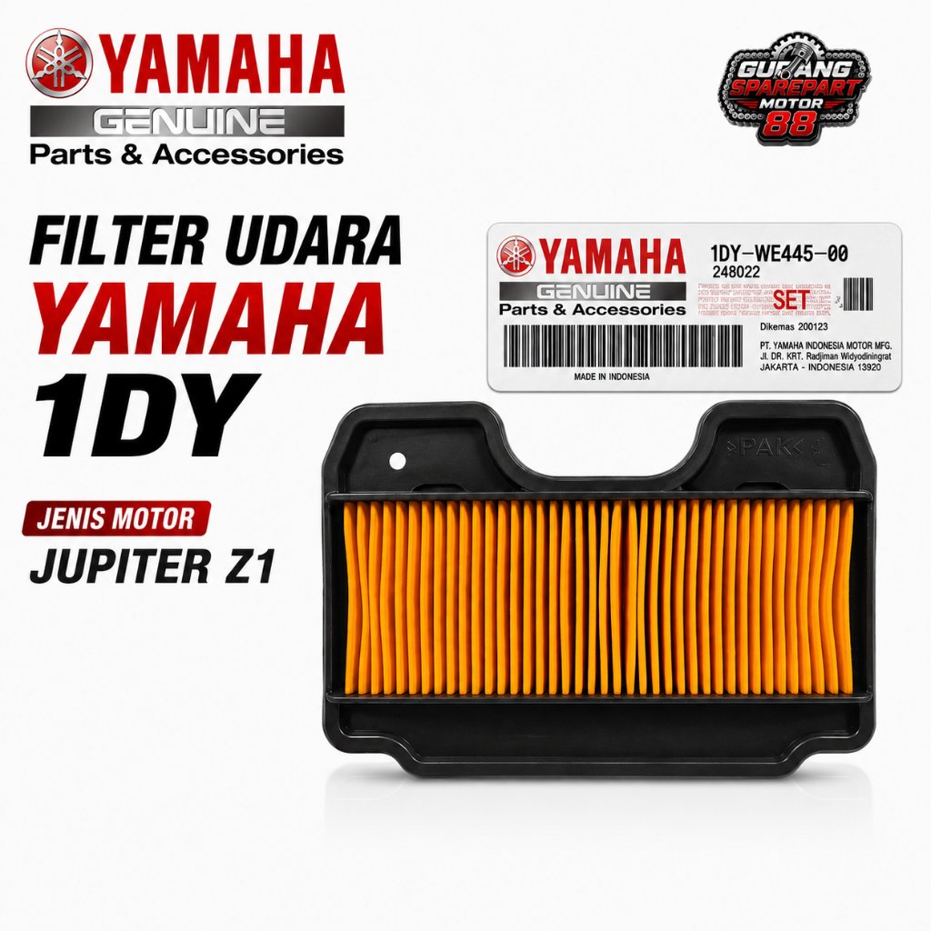 (รับประกัน) 1DY-WE445-00 ไส้กรองอากาศของแท้ 1DY YAMAHA JUPITER Z1