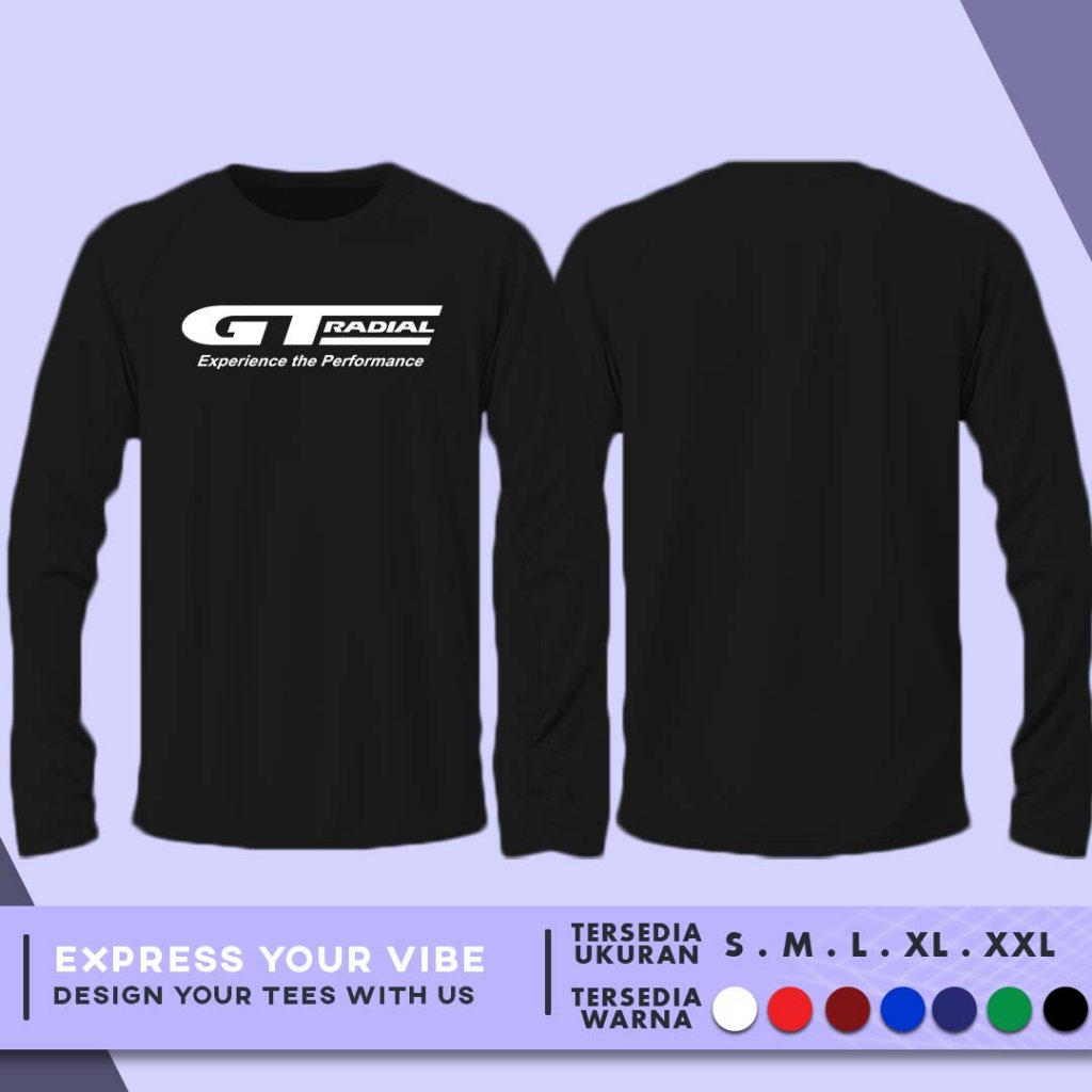 เสื้อยืดแขนยาว GT Radial | สําลีหวี 30s