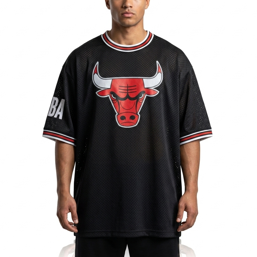 Oversize Jersey Mesh Mc.F จัดหา co NBA Chicago Bulls