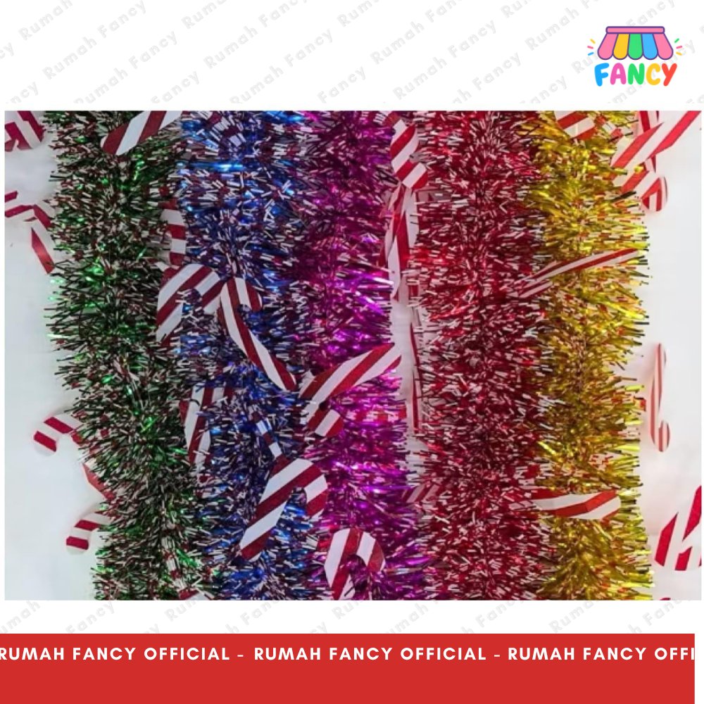 HIJAU [1 ชิ้น]Snow Green Xmas Tinsel Slinger 9 ซม.Candy Stick/ที่ไม่ซ้ํากันตกแต่งคริสต์มาสตกแต่งต้นค