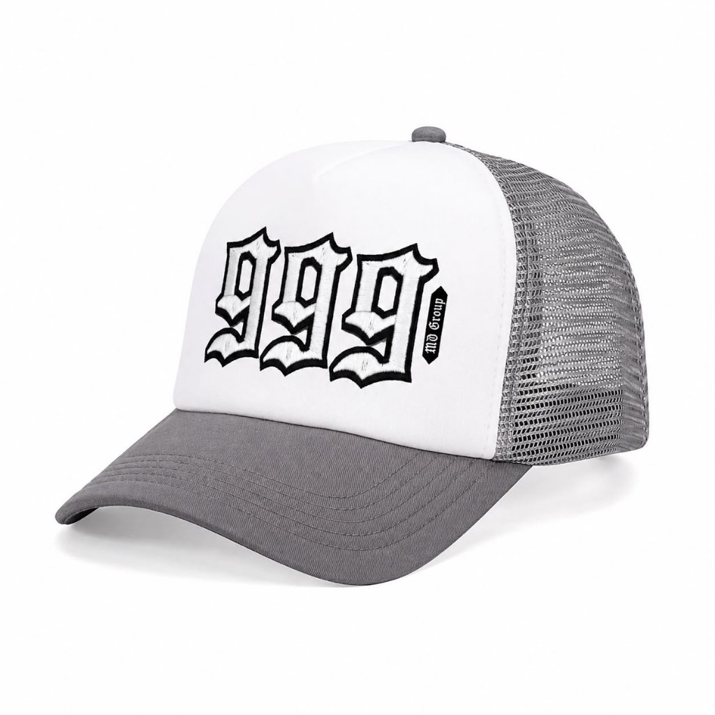 ล่าสุด King 999 MD GORUP-STAY WORLD Screen Print Trucker Mesh Hat สําหรับผู้ชายและผู้หญิง