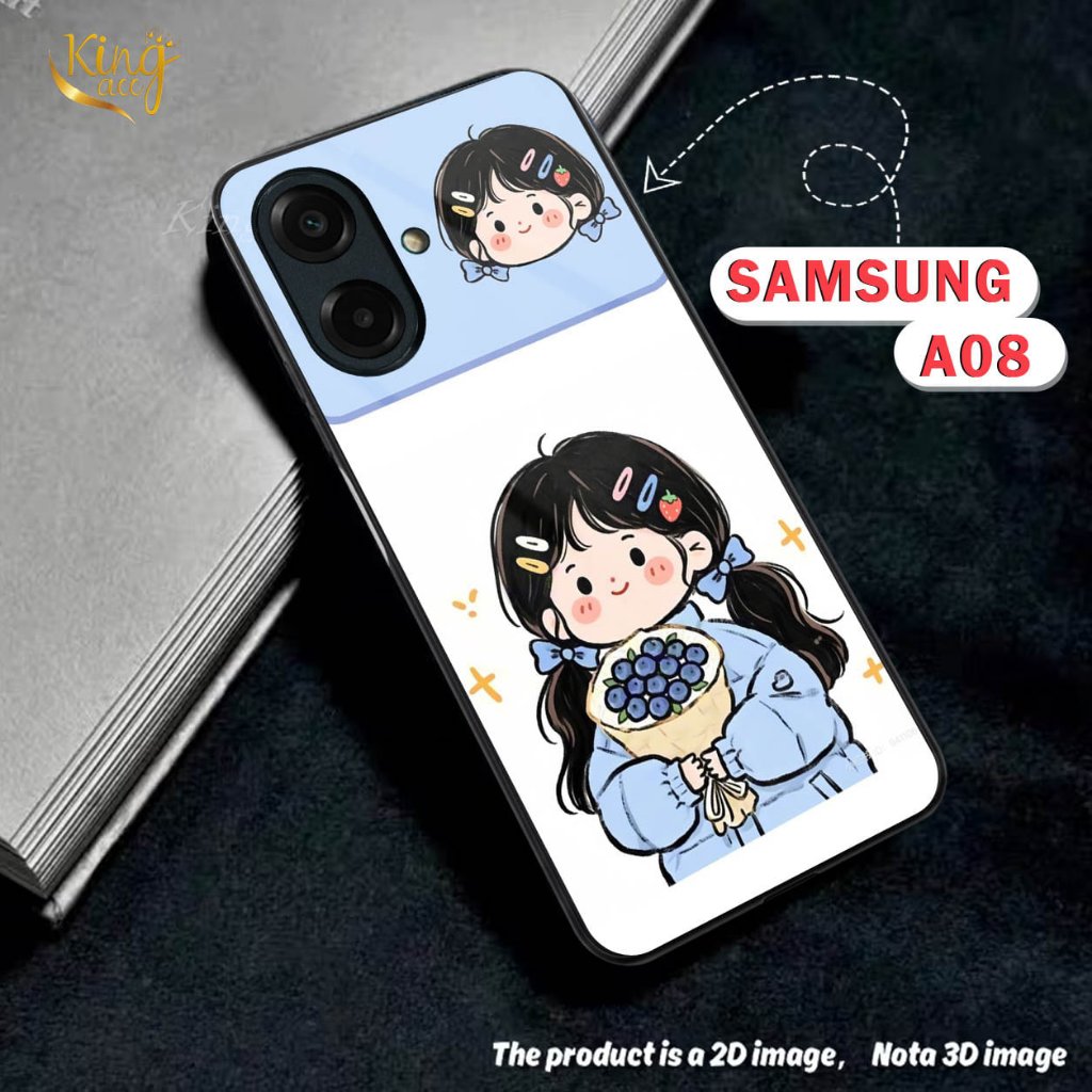 HP Samsung A08 Softcase Glass Glossy Samsung A08 เคสโทรศัพท์ Samsung A08 เคสโทรศัพท์