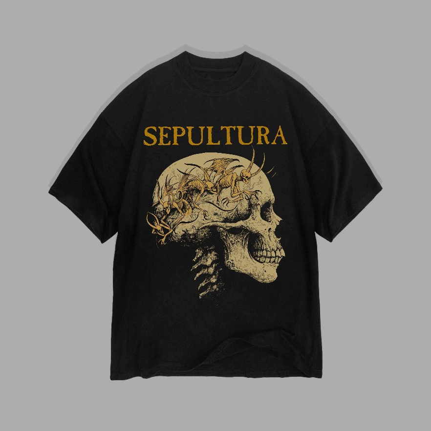 เสื้อยืด Sepultura - Quadra European | เสื้อยืด Sepultura - Quadra European Band