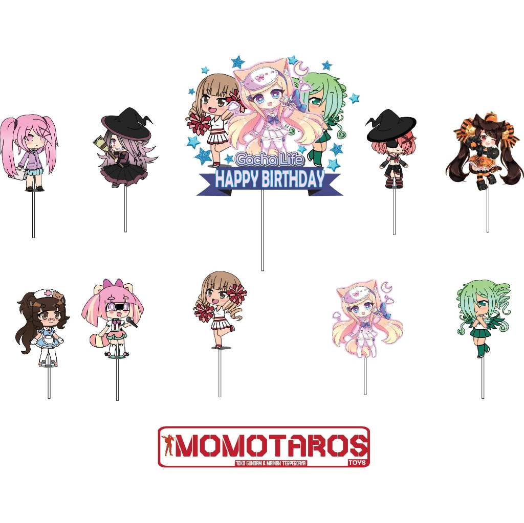 Gacha life เค้กท็อปเปอร์