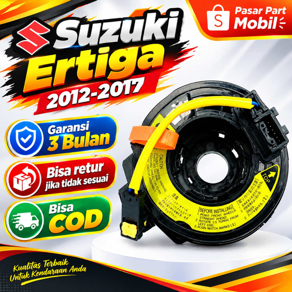สายเกลียว Suzuki Ertiga 2012 2013 2014 2015 2016 2017 Airbag Horn