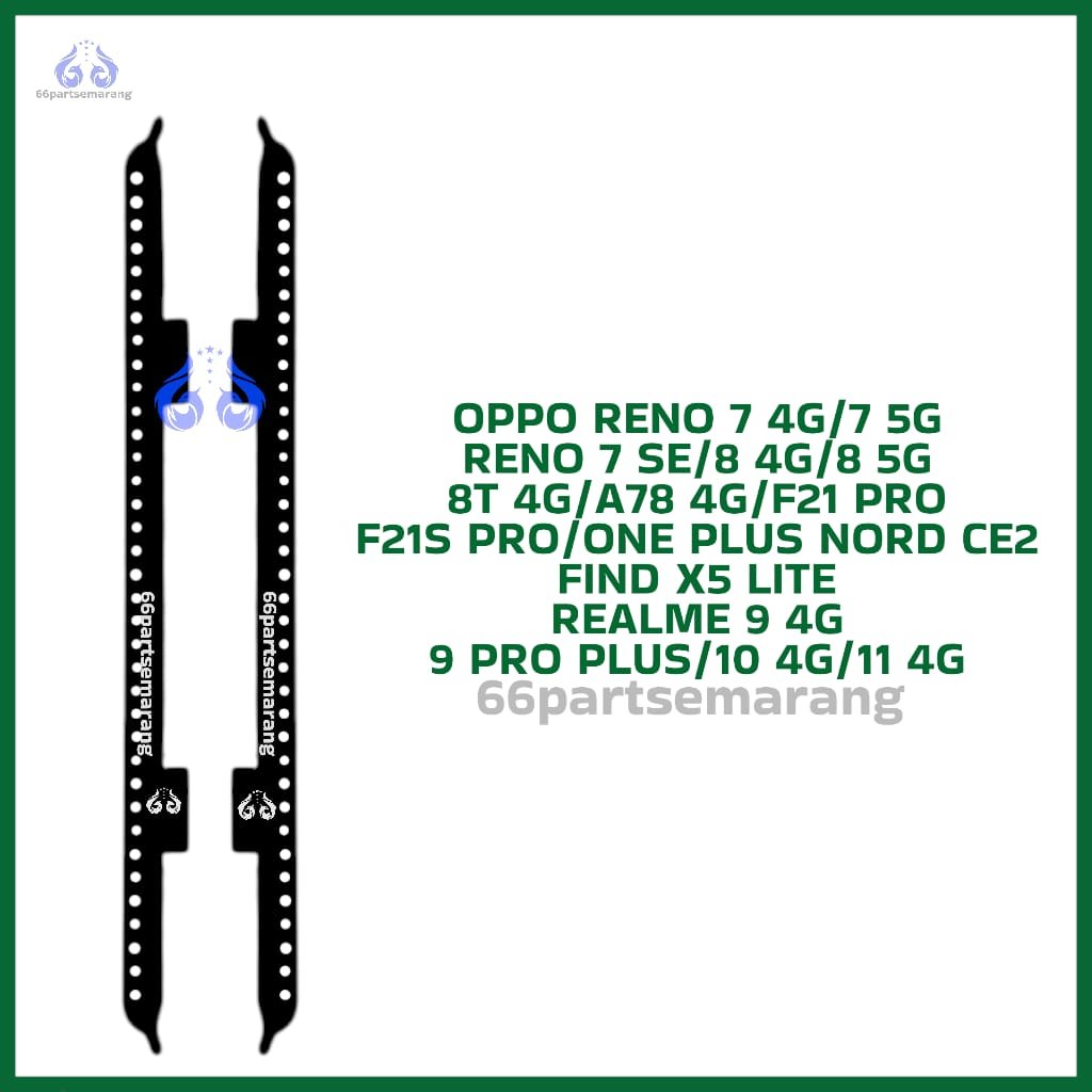 ฝาครอบรูลําโพงด้านบน Lcd Oppo Reno 7 4G / 7 5G / 7 SE / 8 4G / 8 5G / 8T 4G / A78 4G / F21 Pro / F21