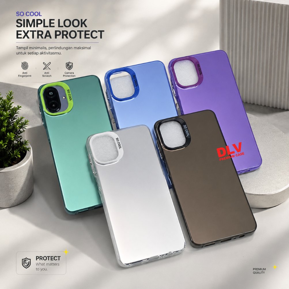 SAMSUNG A08 SAMSUNG A18 SAMSUNG A07 SAMSUNG A17 CASE IMD HYBRID PLATE HOLOGRAM CASE SOCOOL SAMSUNG A