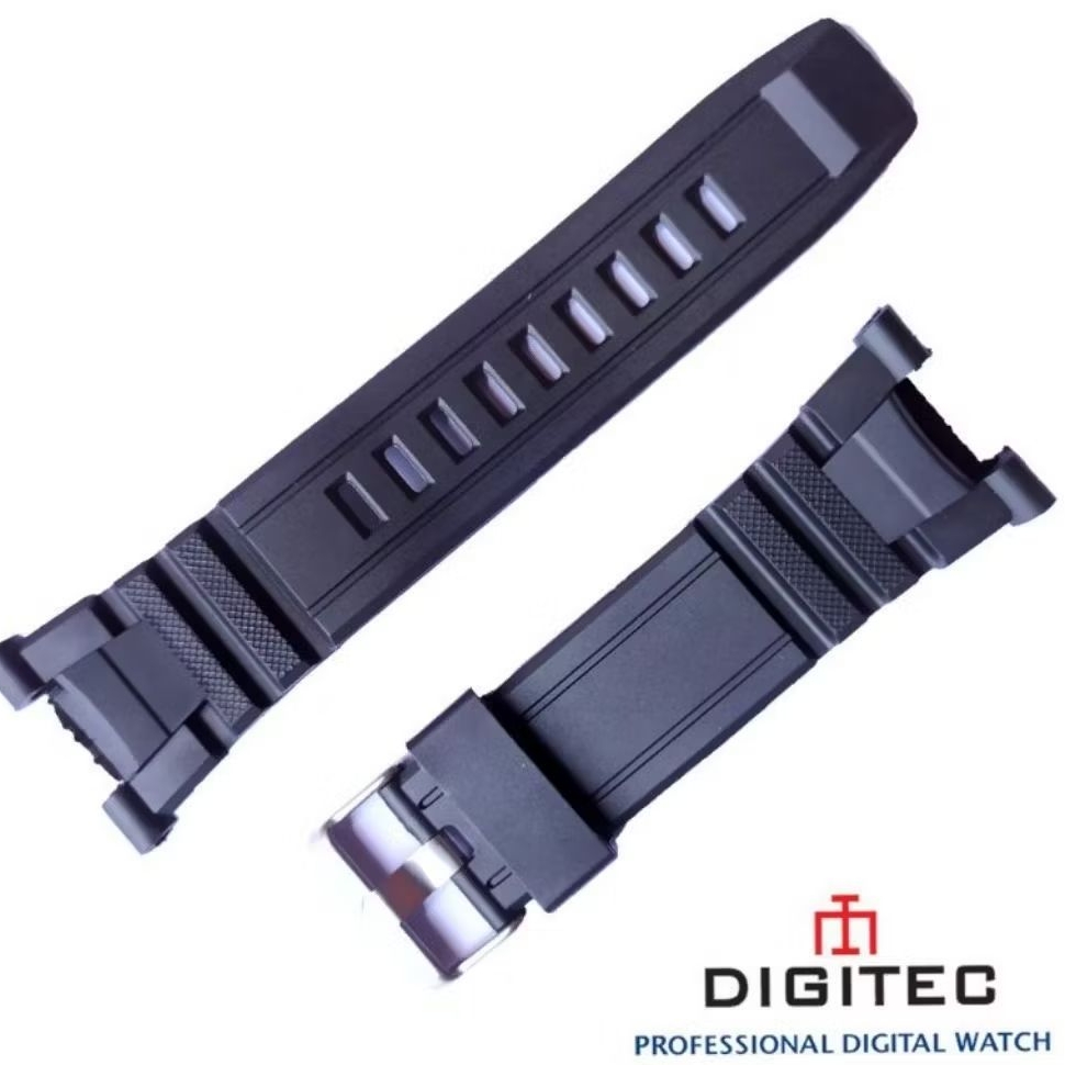 DIGITEC DG-3007T DG 3007 T DG3007T WATCH STRAP สีดํา