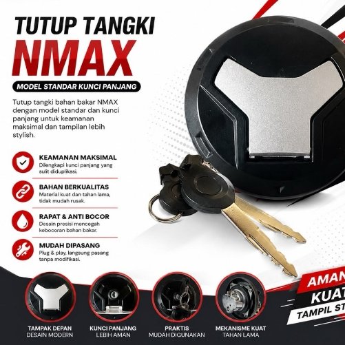 GASTOLINE TANK CAP / OLD NMAX TANK CAP / OLD NMAX / NMAX 2016-2019