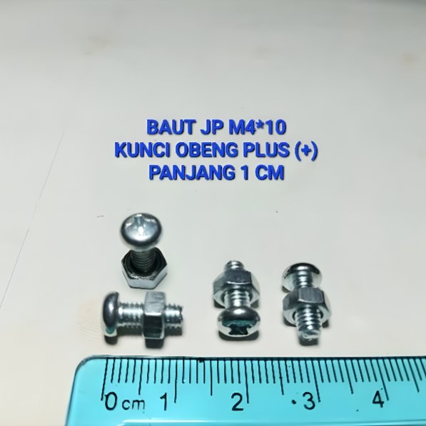 M4 Nut and Bolt ขนาด 1CM สําหรับติดตั้งน้ําดียึด