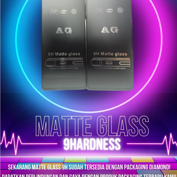 TEMPERED GLASS MATTE 9H ANTI GLARE SAMSUNG A53 A54 A55 A56 A57 A70 A70s A71 A73 A74 M33 5G M10 M10s 