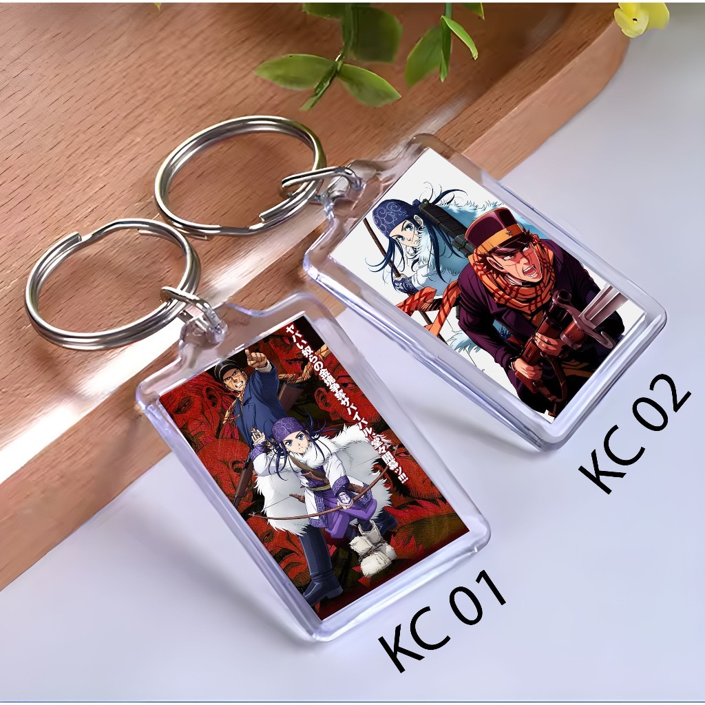 พวงกุญแจ Golden Kamuy - พวงกุญแจอนิเมะ - พวงกุญแจ - Kamuy สีทอง