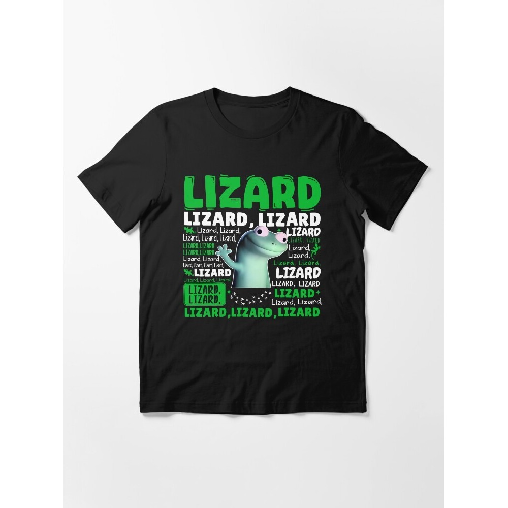 เสื้อยืด Lizard Lizard Meme, Titok Viral Meme Lizard, เสื้อยืด Lizard Button Meme Essential