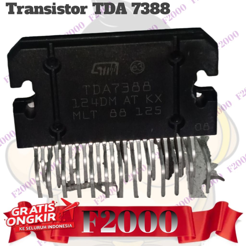 Ic ทรานซิสเตอร์ mosfet TDA7388 TDA 7388