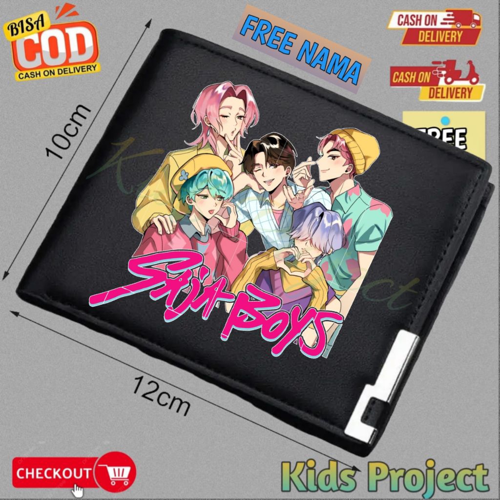 กระเป๋าสตางค์ Saja Boys กระเป๋าสตางค์พับ Saja Boys Kpop Demon Hunters