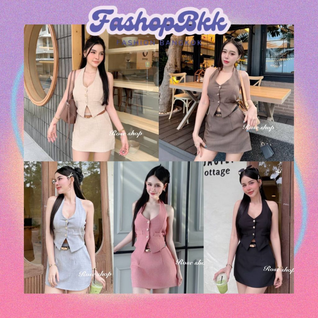 Fashop BKK - ชุดกระโปรงสั้นผู้หญิง Bangkok - 42