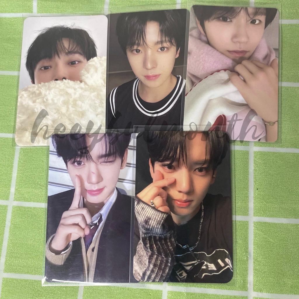 (OFFICIAL) PHOTCARD ZB1 NCT WISH 127 DOYOUNG YUSHI JAEHEE HAN YUJIN