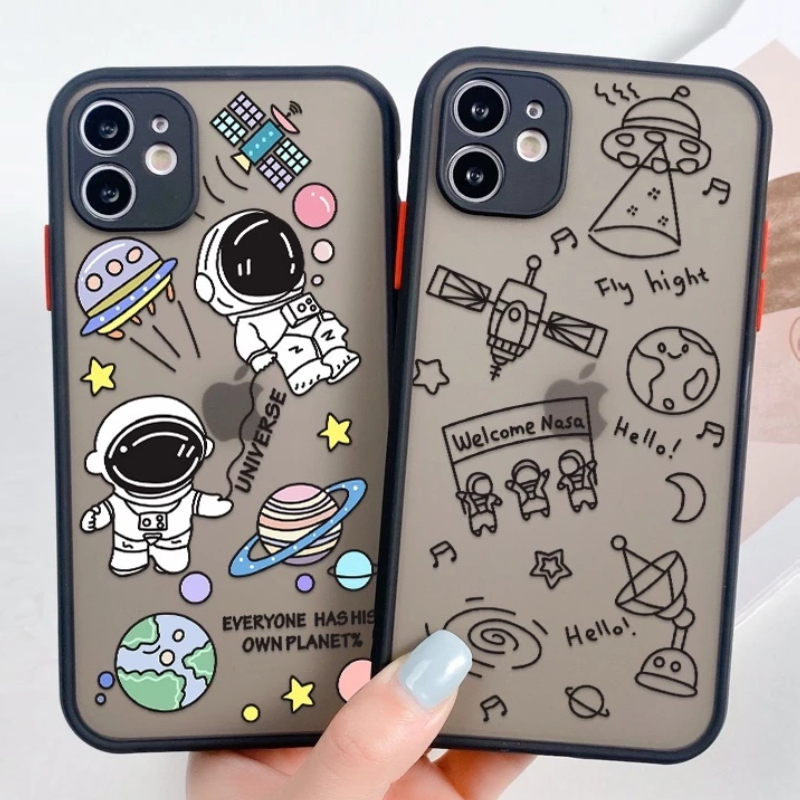 Realme 2 Pro 5 5i C3 C15 C21Y C25Y Case Hardcase TPU Silicon Motif Nasa Universe