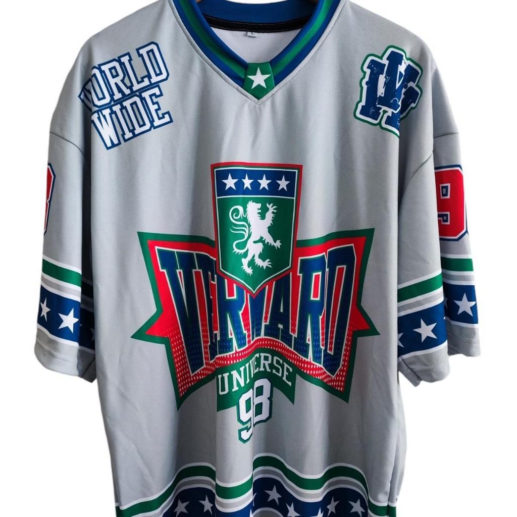 โครงการวัฒนธรรม x Verward Universe | เสื้อเจอร์ซีย์ VERWARD Oversize WORLD WIDE 98 V1 | ผู้ใหญ่ Over